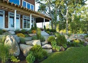 Landscaping design installation