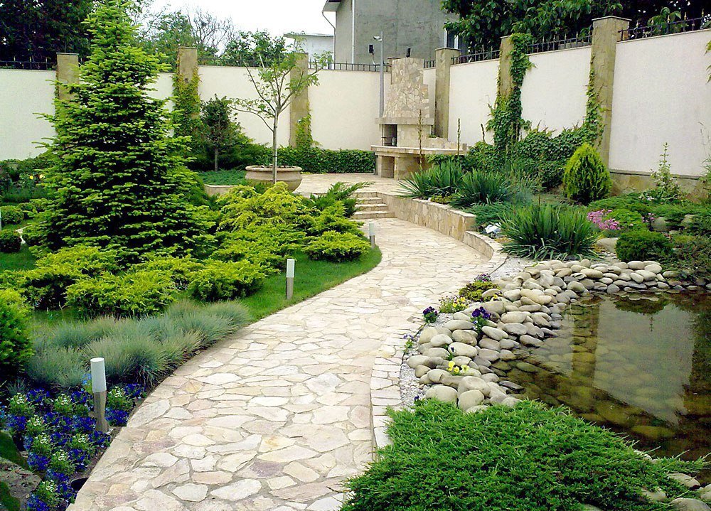 Landscaping design installation